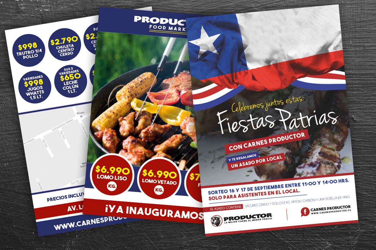 Piezas gráficas publicitarias